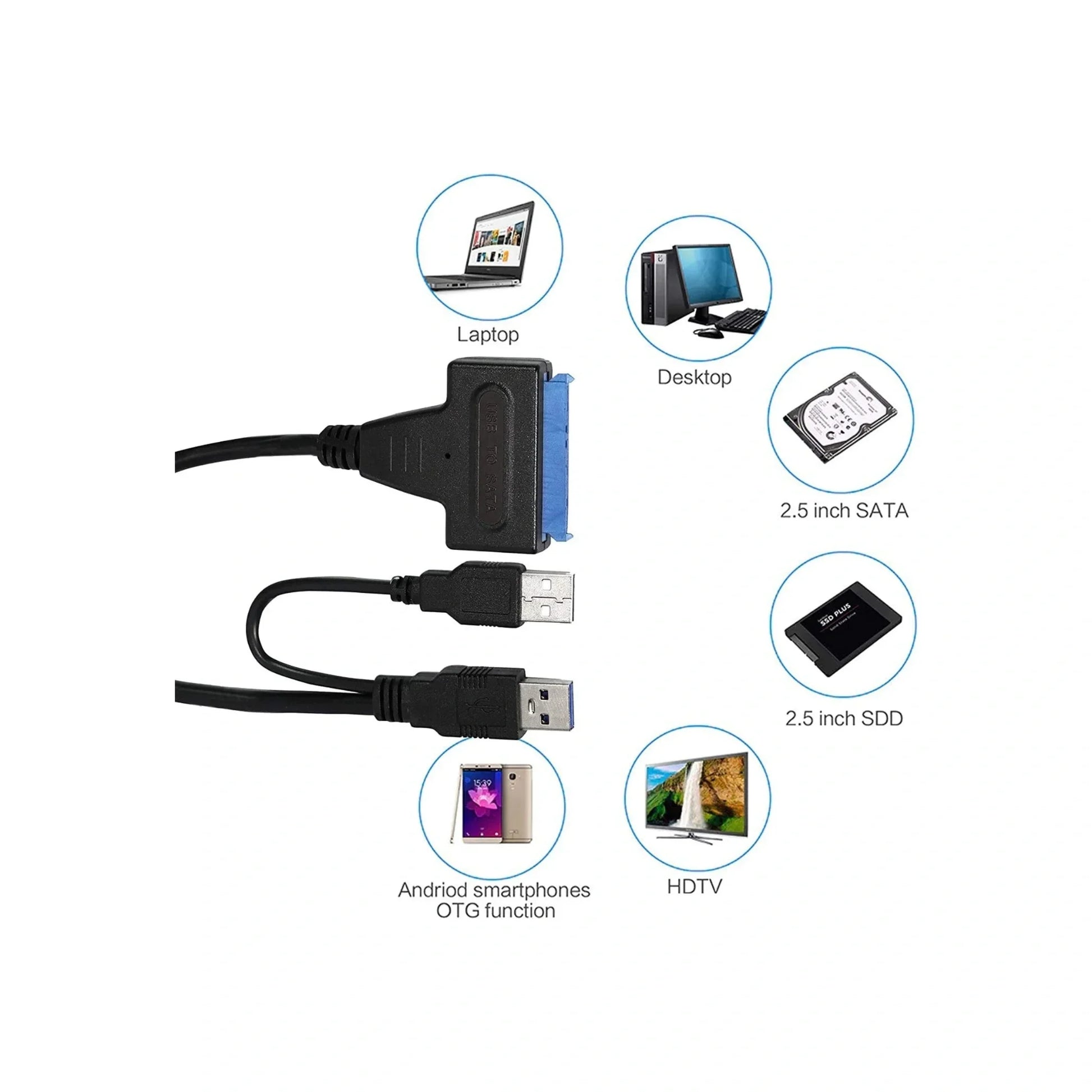HARD DISK CONVERTOR - USB 3.0 SATA CABLE-2