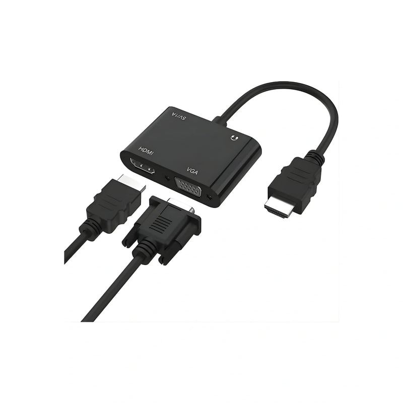 HDMI TO HDMI + VGA ADAPTER-1