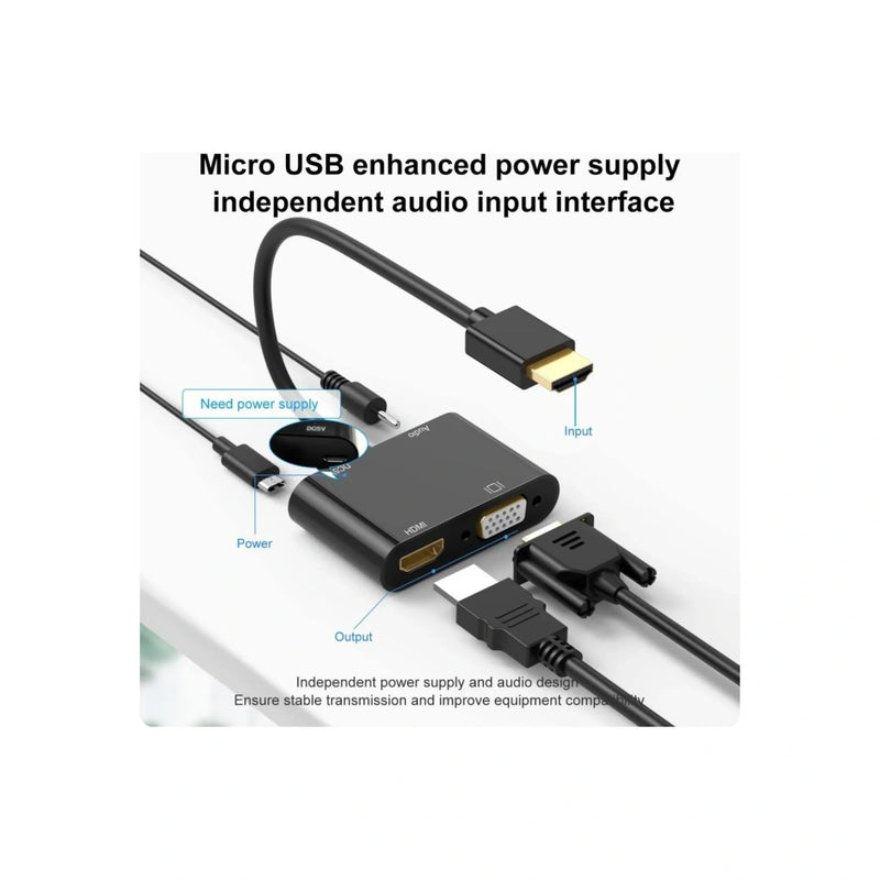 HDMI TO HDMI + VGA ADAPTER-2