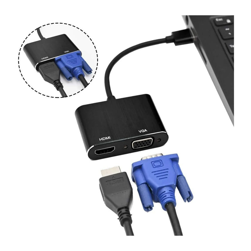 HDMI TO HDMI + VGA ADAPTER-3