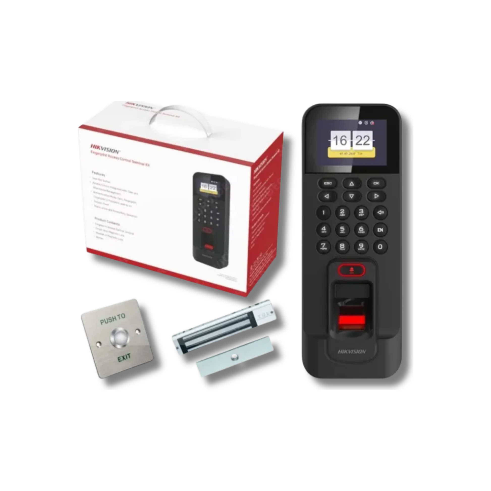 Hikvision DS-KAS261 fingerprint access control terminal kit-2