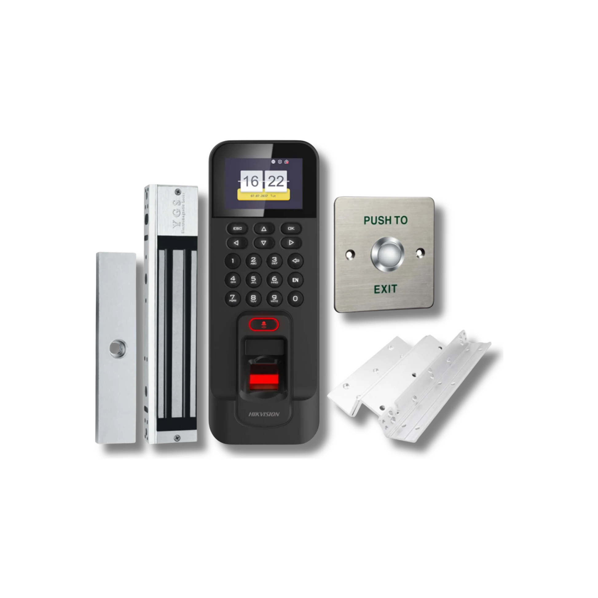 Hikvision DS-KAS261 fingerprint access control terminal kit-1