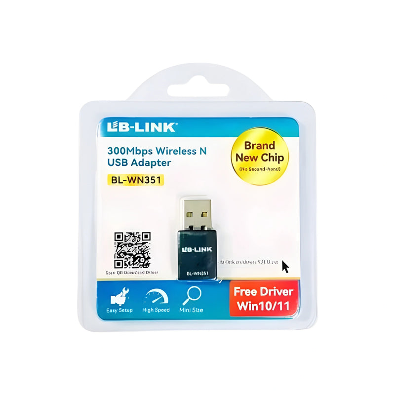 LB LINK 300MBPS WIRELESS ADAPTER BL-WN351-1