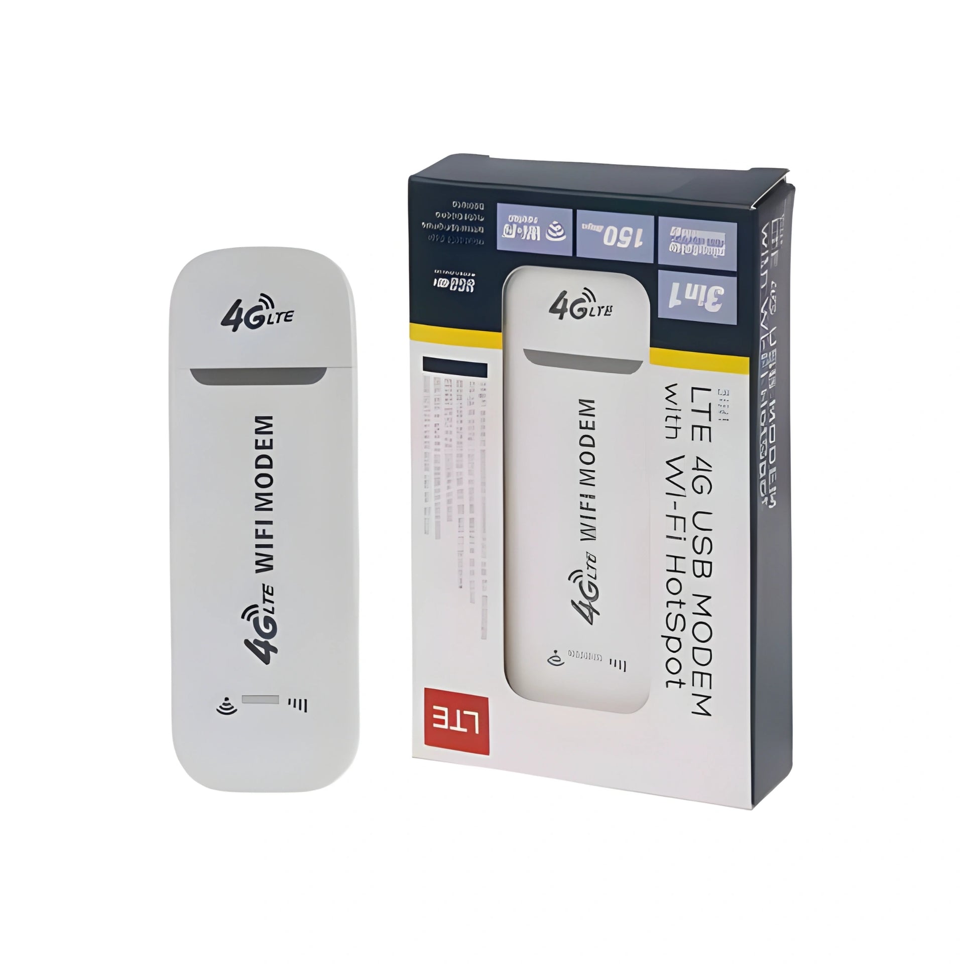 4G LTE USB MODEM WITH WI-FI HOTSPOT 3-IN-1