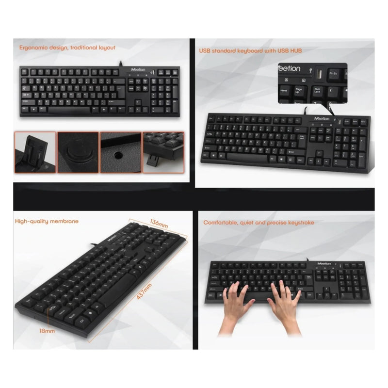 MEETION KEYBOARD K815 USB STANDARD WITH H-3