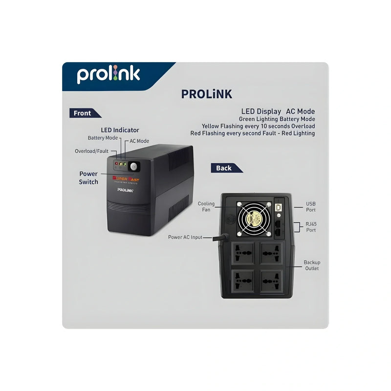 PROLINK UPS 1 KV-2