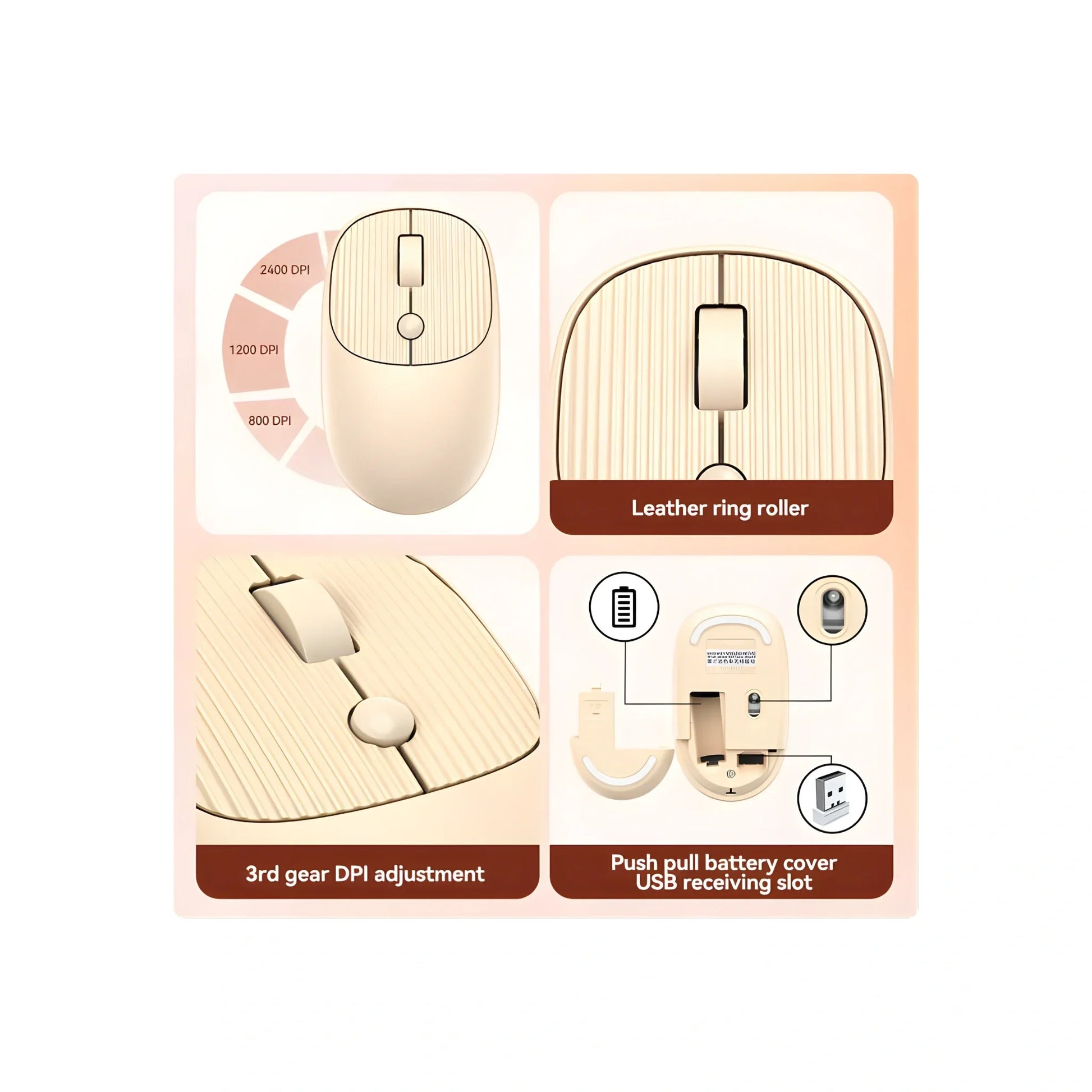 T-WOLF X6 WIRELESS MOUSE-2