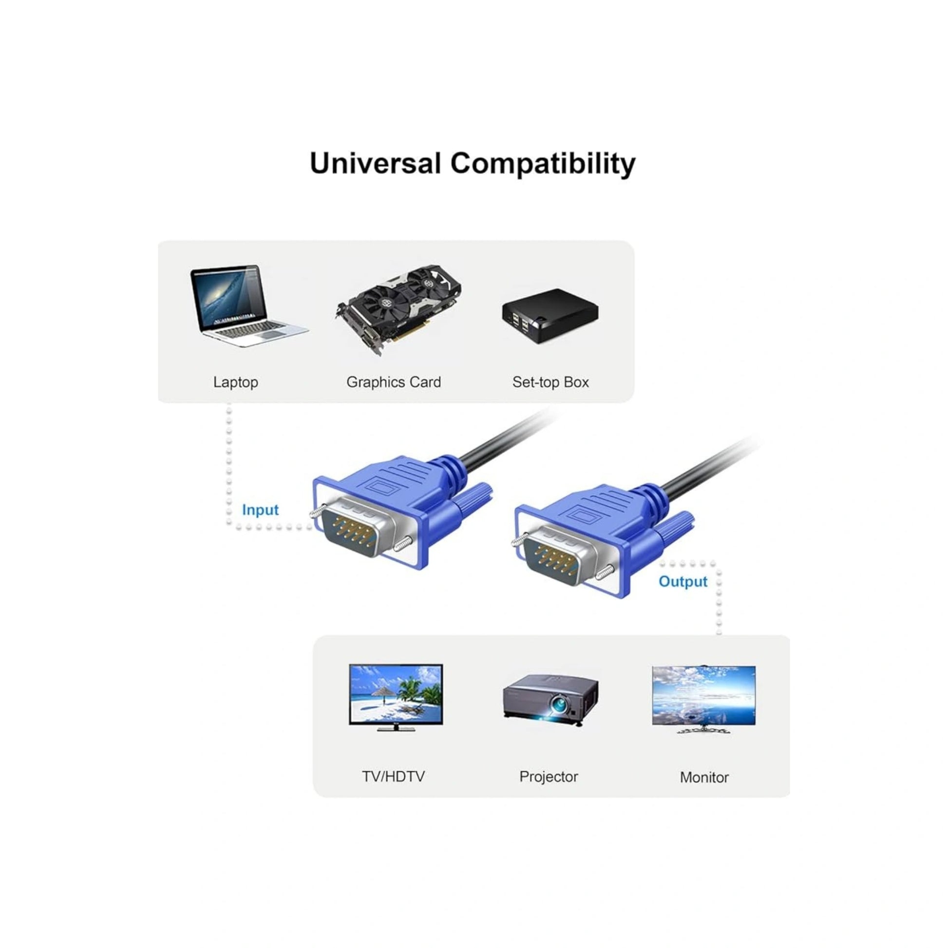 VGA3+4-1.5 VGA CABLE 3+4 1.5M-2
